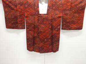 雲に花古典柄道行コート